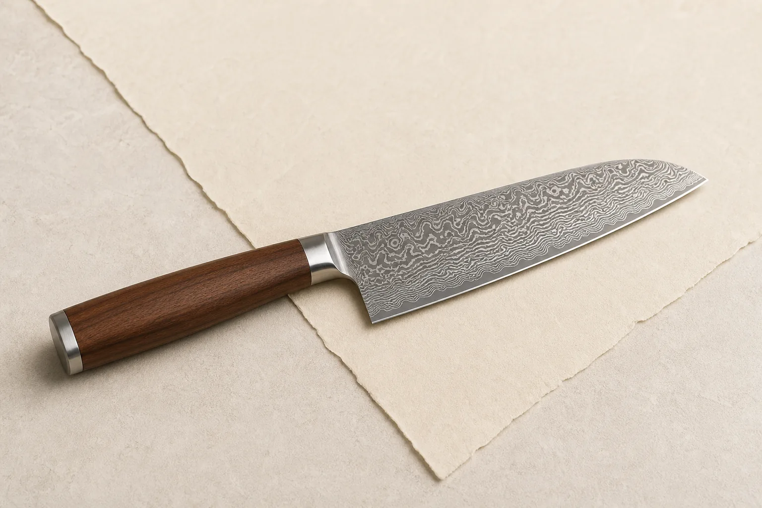 Full Hikari Santoku knife